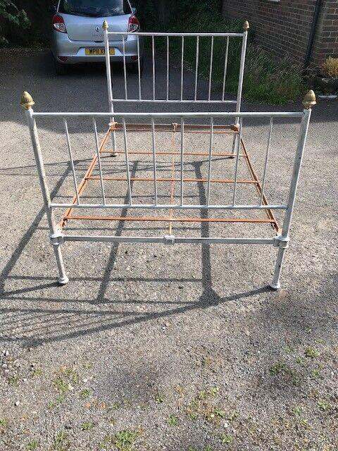 Vintage Cast-Iron/Steel Double(large Single)Bed Frame