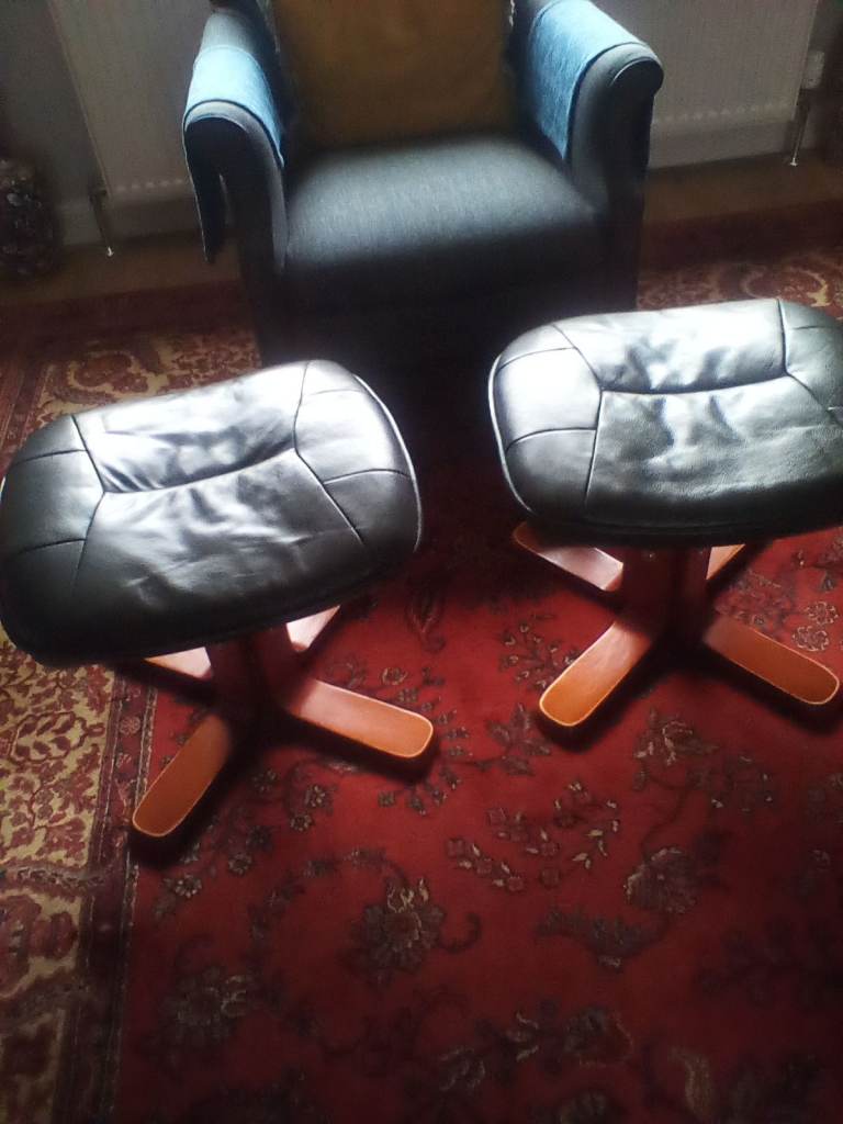  2 Quality Danish style Footstools