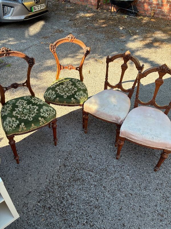 Antique dining chairs 