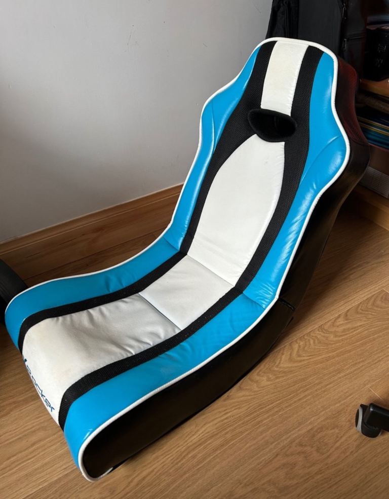 image for X rocker gaming chair - folds up small. Chair, no working electrics but a great chair for kids.