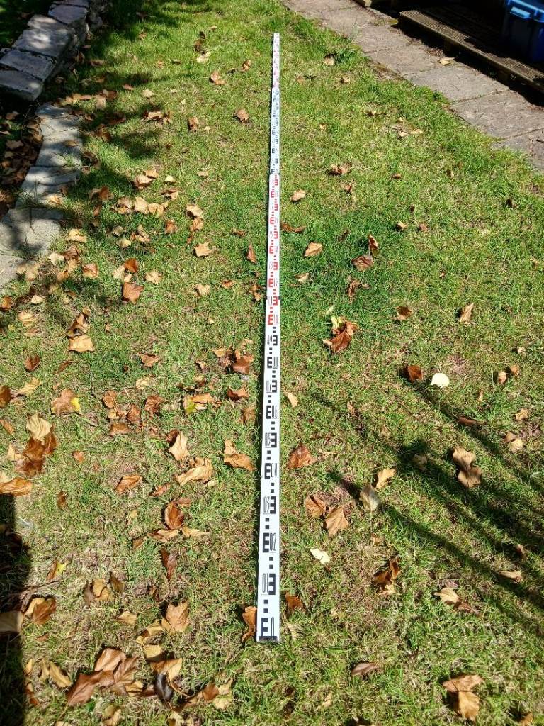 4m Telescopic Measuring Staff 