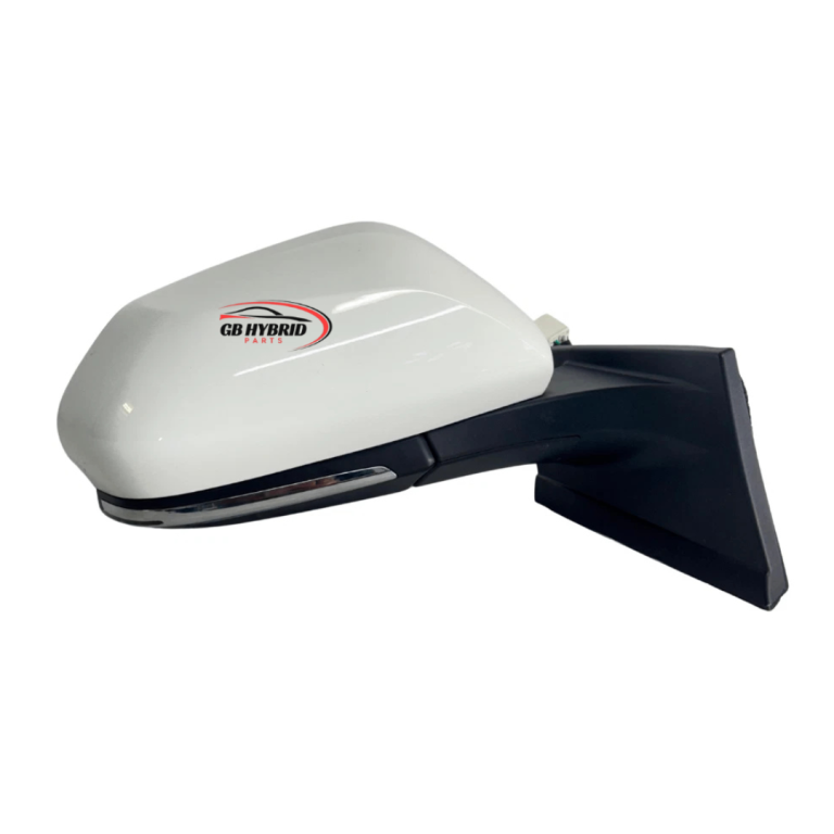 Toyota Prius 2016-2022 Driver Side Mirror White With BSM Electric Auto Fold