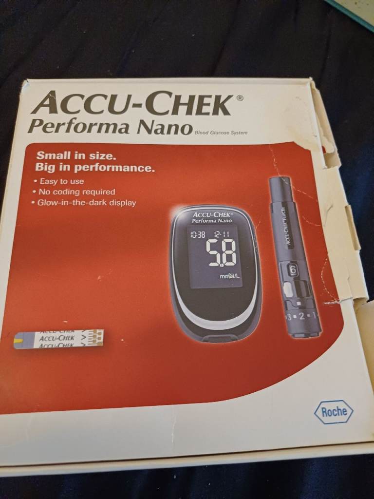 Accu-Chek Performa Nano Blood Glucose check New