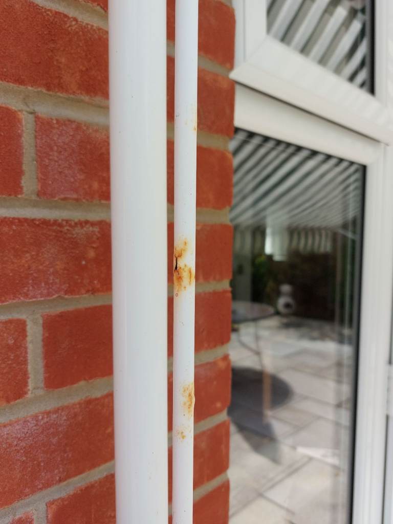 3.0m Manual Awning, Green and White