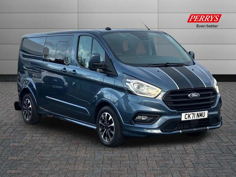 2021 Ford Transit Custom 2.0 EcoBlue 185ps Low Roof D/Cab Sport Van Crew Bus DIESEL Manual