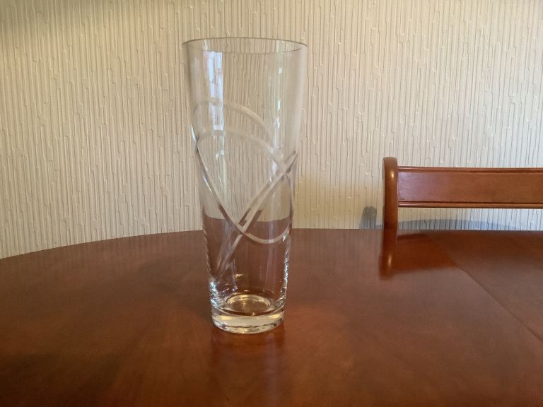 Lovely glass vase