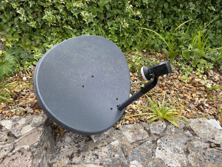 Sky satellite dish, LNB and mounting bracket brand new