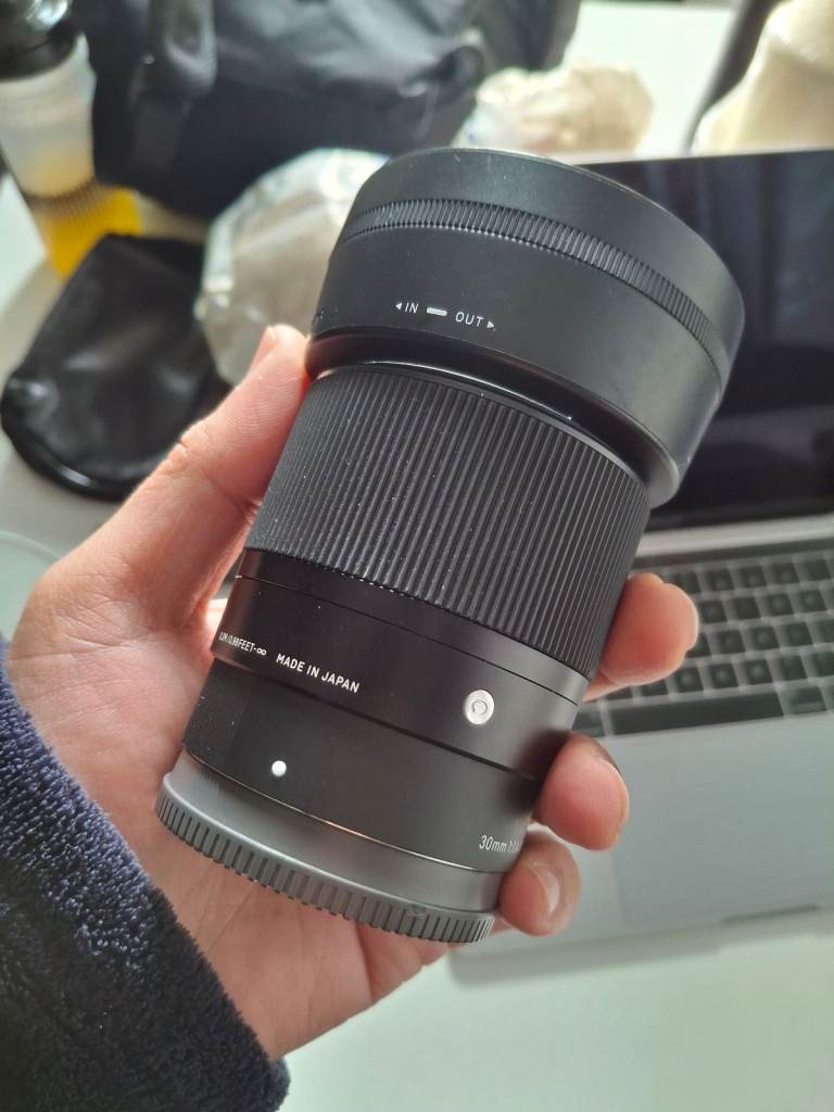 Sony - Sigma f1.4 30mm lens