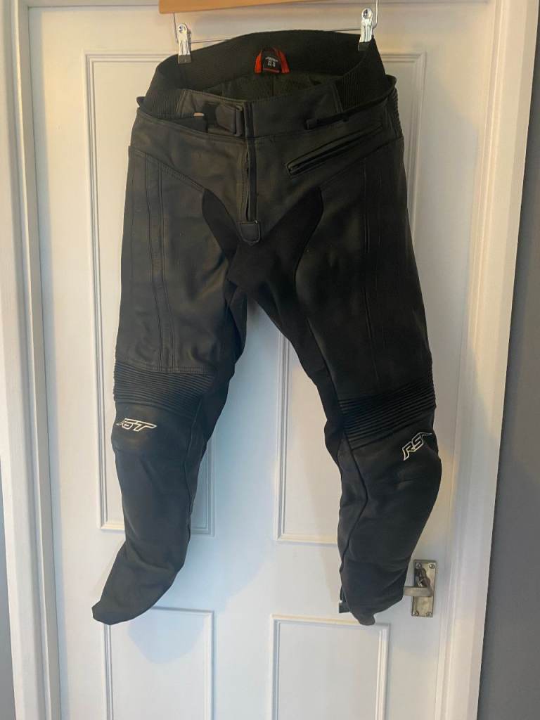 RST LEATHER TROUSERS UK 32