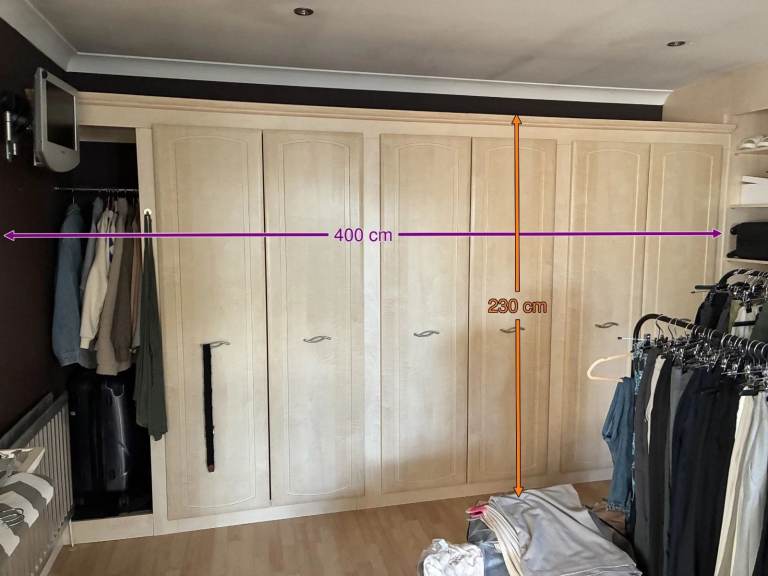 Bespoke MDF Built-In/Fitted Wardrobes/Drawers/Shelves/Handing Rails
