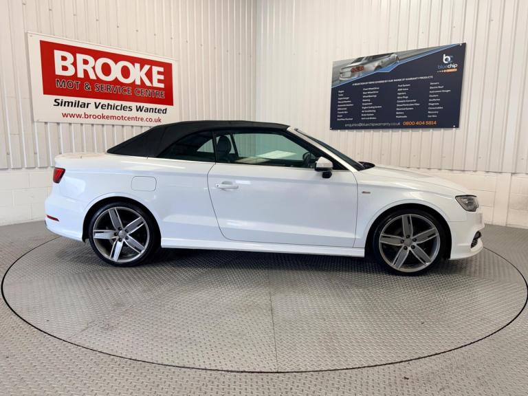 2015 Audi A3 Cabriolet 2.0 TDI S line Euro 6 (s/s) 2dr CONVERTIBLE Diesel Manual