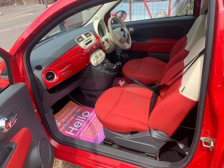 2013 Fiat 500 1.2 Lounge Euro 6 (s/s) 3dr HATCHBACK Petrol Manual