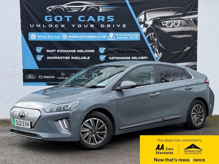 2021 Hyundai IONIQ 100kW Premium SE 38kWh 5dr Auto HATCHBACK ELECTRIC Automatic