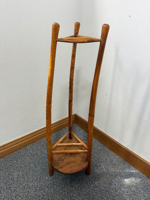 Umbrella stand made from elm