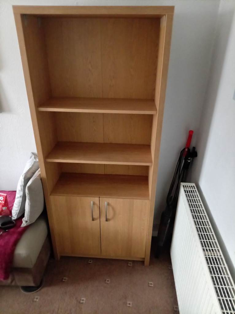 Solid wooden bookcase