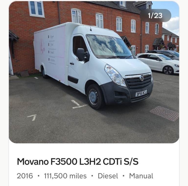 Vauxhall, MOVANO, Other, 2016, Manual, 2298 (cc)
