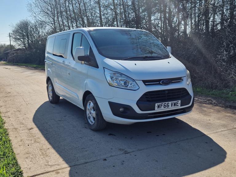 2016 Ford Transit Custom 310 LIMITED 6 Seat Crew Cab  Drives Perfect  11m MOT