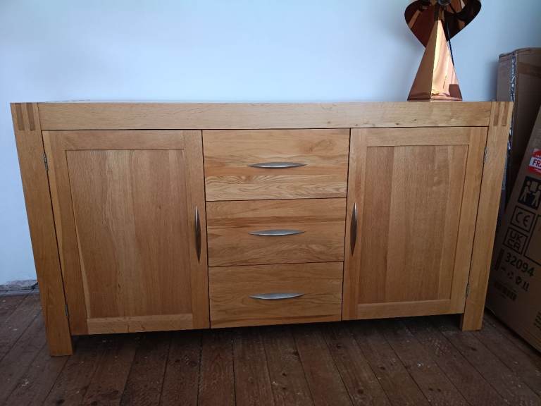 Oak Furnitureland Alto Solid Oak Large Sideboard 
