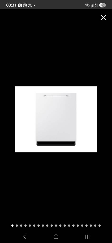 Samsung Series 11 DW60A8060BB Built-In Dishwasher with Auto Door & smart-things