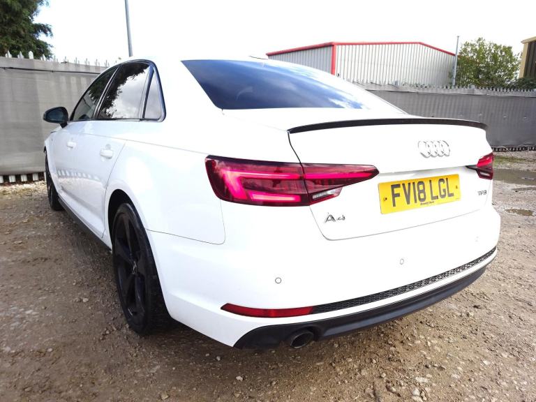 2018 18 REG AUDI A4 S LINE BLACK EDITION TFSI AUTO DAMAGED REPAIRABLE SALVAGE