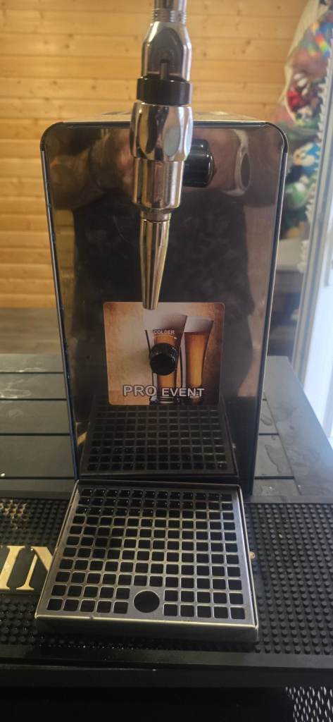 Portable Beer Dispenser with Tap and Drip Tray also 3 quarters keg of ...