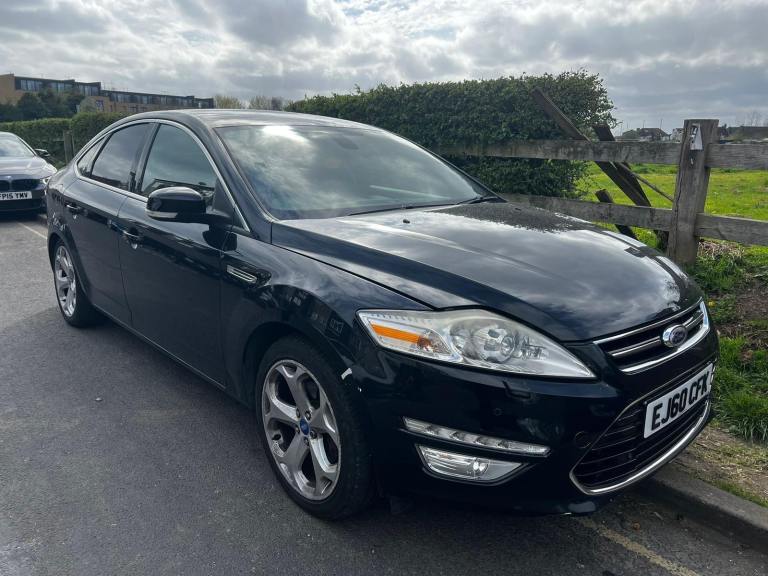 2010 60, FORD MONDEO 2.0 TITANIUM X AUTOMATIC, 112K, MOT, BLACK LEATHERS, PETROL ULEZ FREE