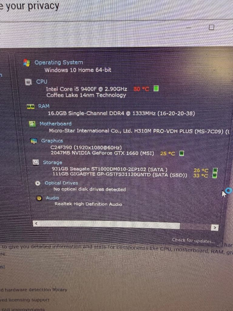 Gaming Pc Intel I5 9400F Gaming PC 16GB DDR4 RAM, GTX1660 Super ARGB, 2TB SSD