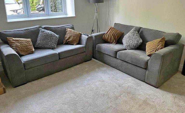 Luxury Dylan Corner Sofa & 3-2 Sofa Set 🛋️ Premium Feel 25% Off Free **