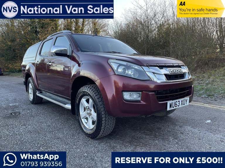 2013 Isuzu D-Max 2.5 TD Utah Vision Pickup 4dr Diesel Automatic 4x4 (220 g/km, 161 bhp) PICK UP D...