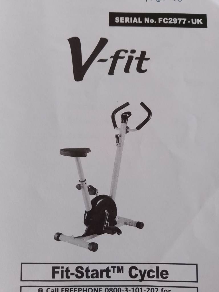 V-fit exercise bike 