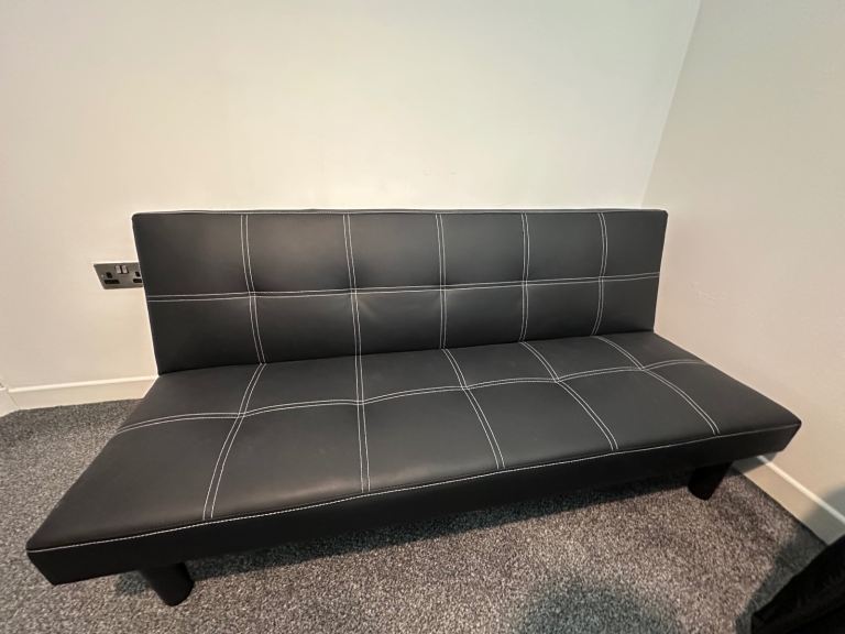 Faux Leather Sofabed 