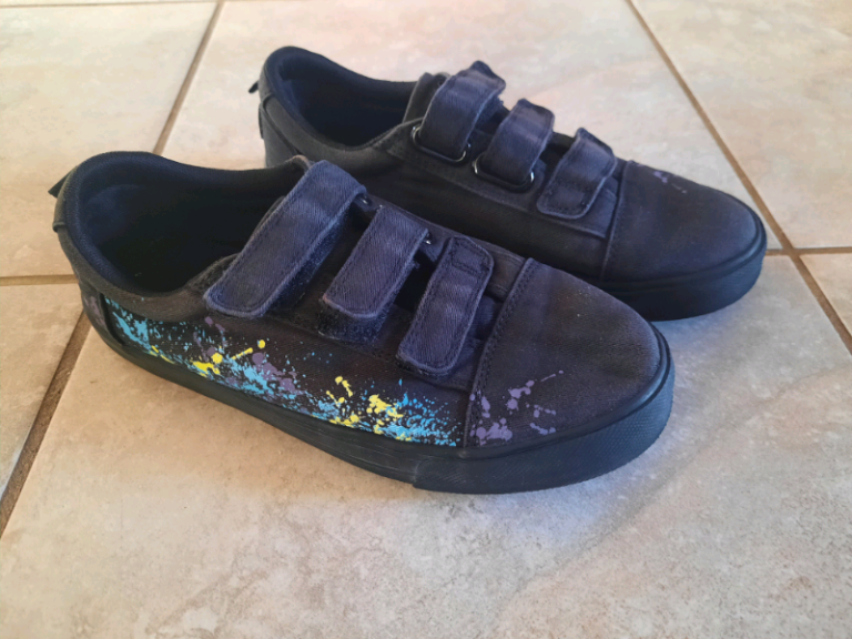 Nex-t size 2 boys canvas shoes