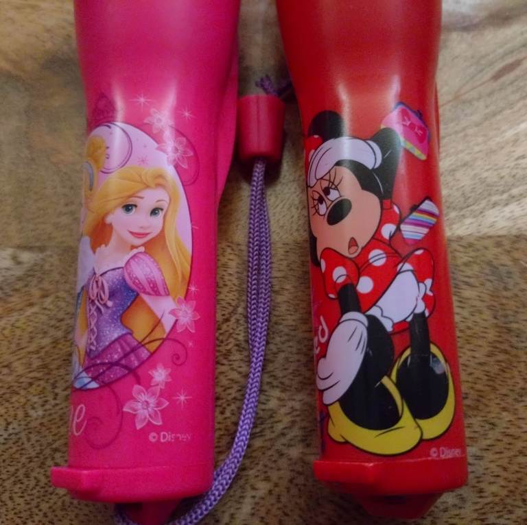 2 x Disney Handheld Torches - Disney Princess & Minnie Mouse