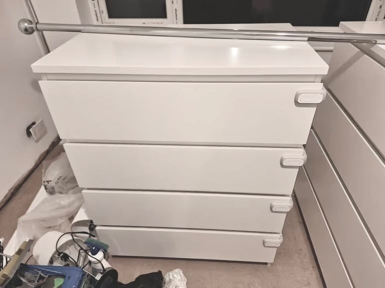 IKEA chest of drawers ( with child locks ) 