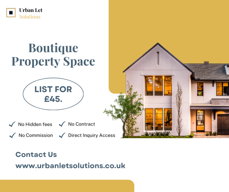 Professional Property Listing | £45 Flat Fee | No Commission | Urban Let