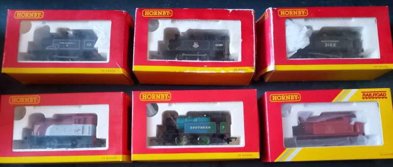  6 X new Hornby Model Railway Locomotives - Six New in Box