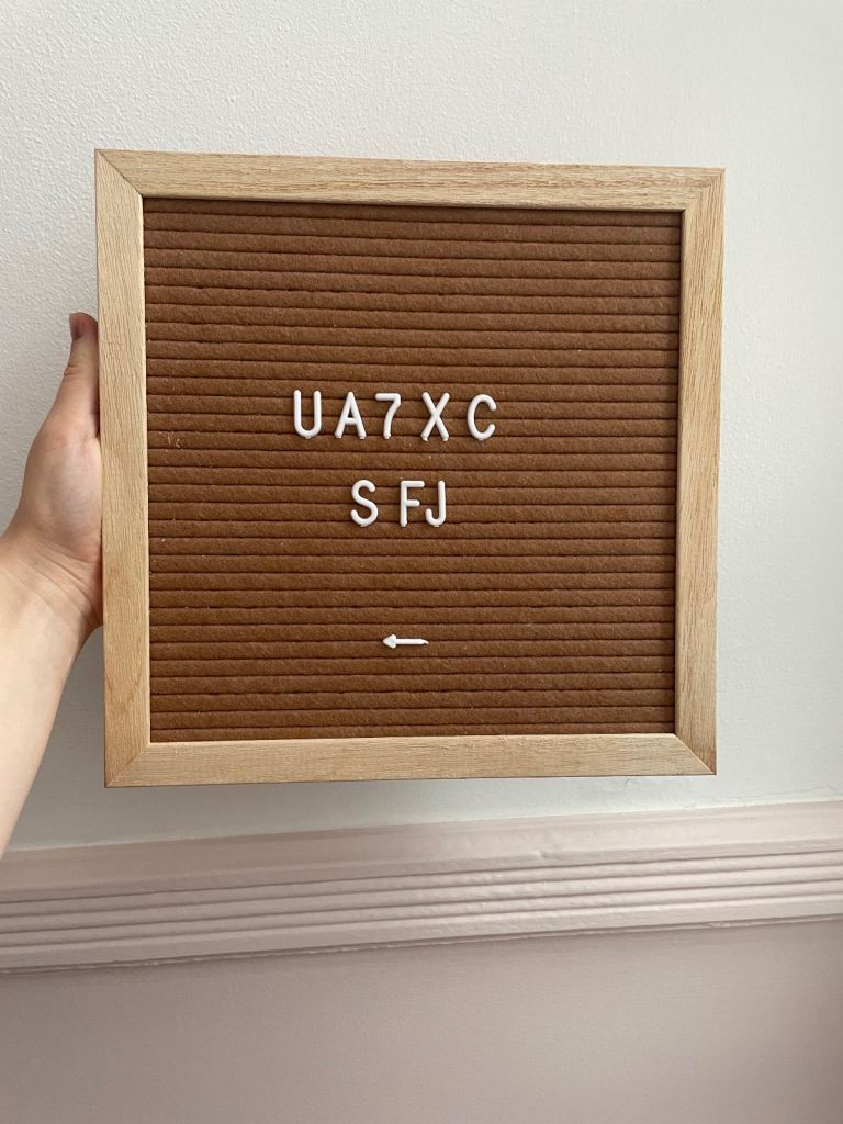 Wedding letter boards x3
