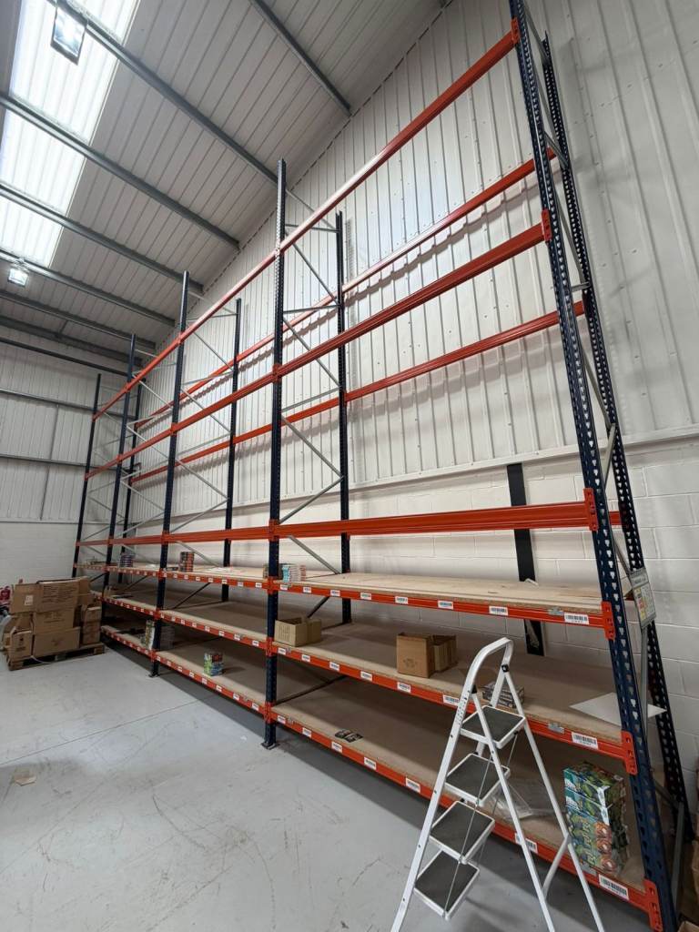 39 Mecalux Uprights (6.5m) and 348 beams