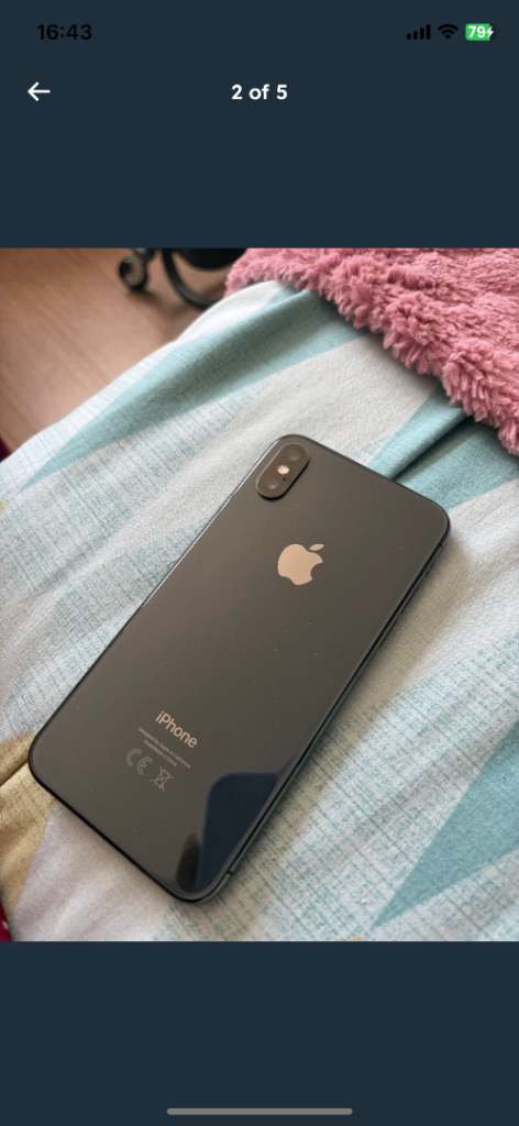 Apple iPhone X - Black, Good Condition