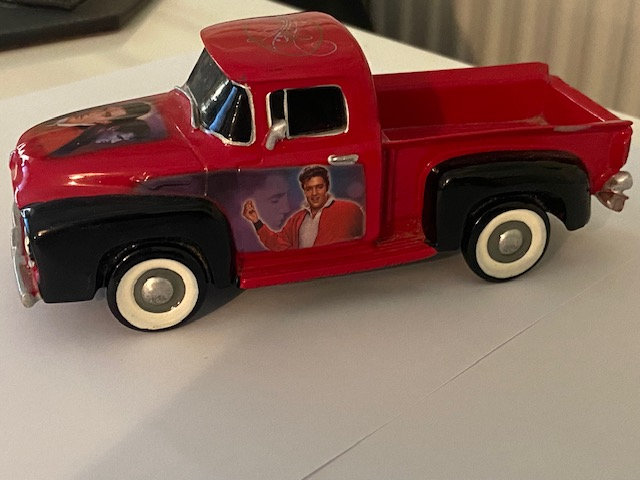 V.RARE: Elvis Porcelain Truck 'Takin' Care of Business' STRICTLY NUMBERED