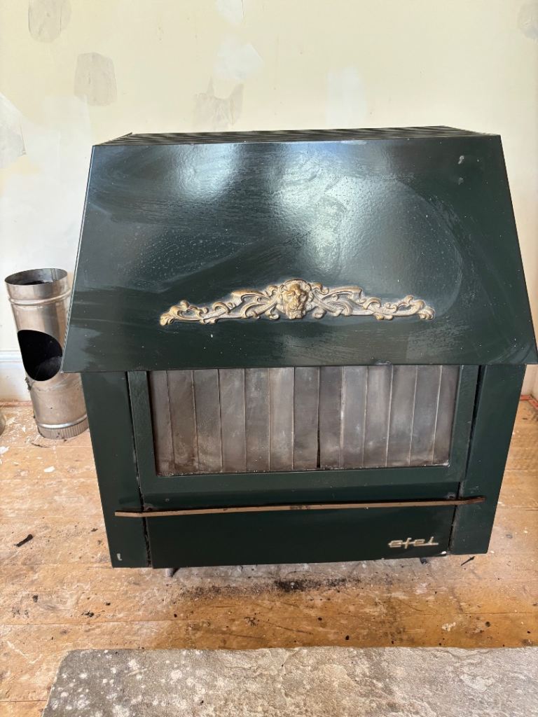 Efel wood burning stove with back boiler