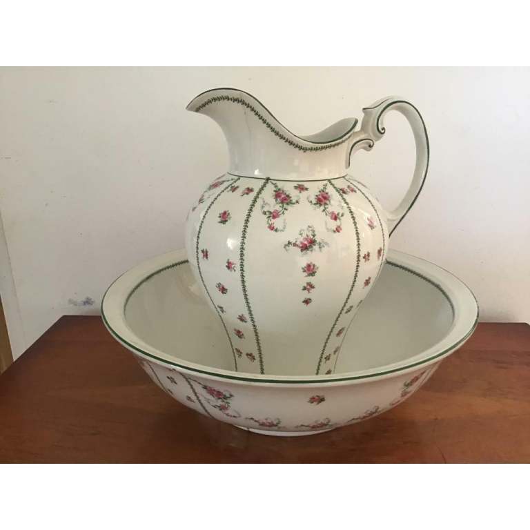 Antique wash basin/jug made in Grantown on Spey  