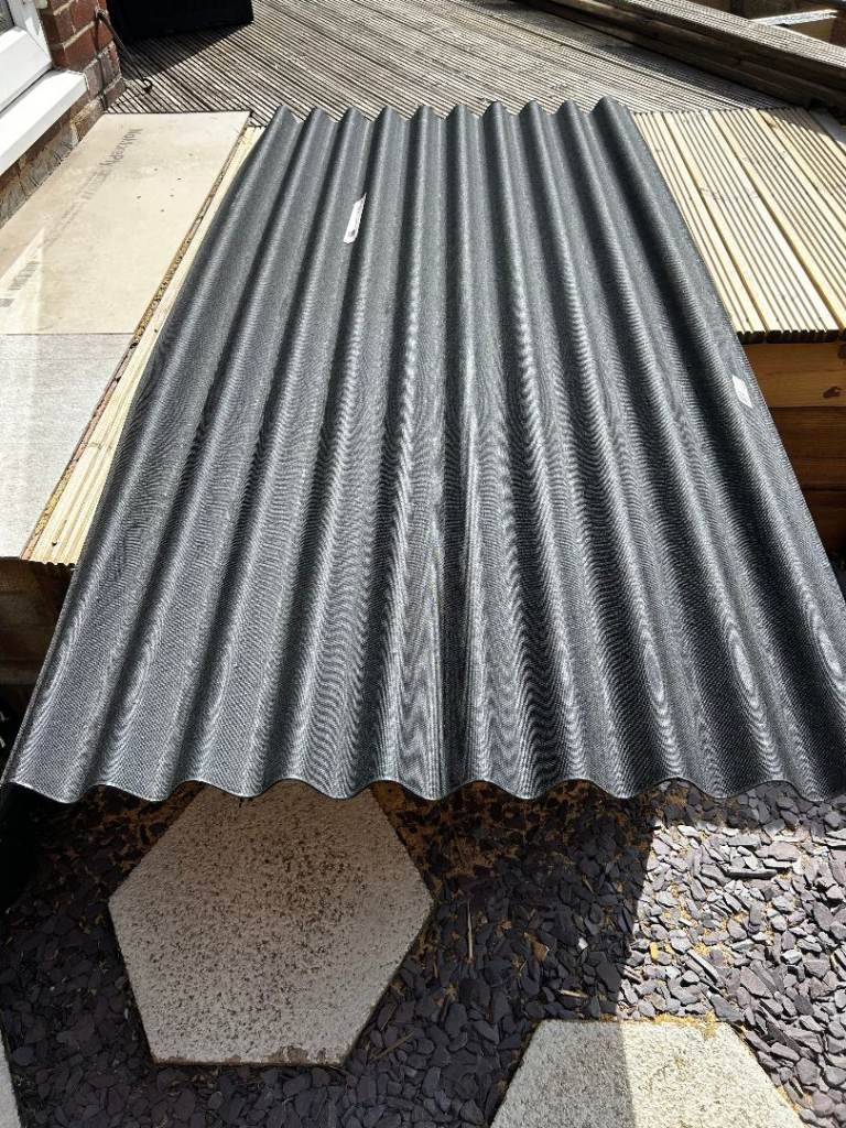 Onduline Classic Black Bitumen Corrugated Roof Sheet - 950 x 2000 x 3mm