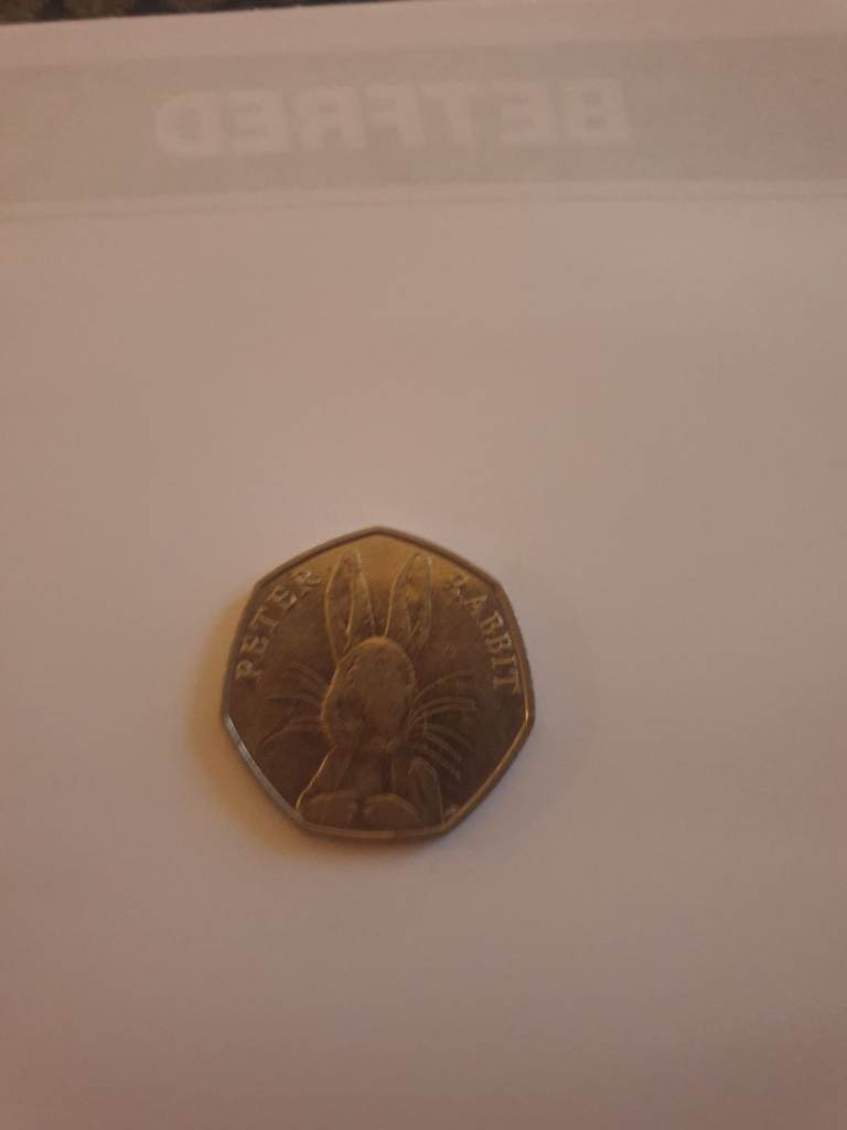 Rare 50p coin 