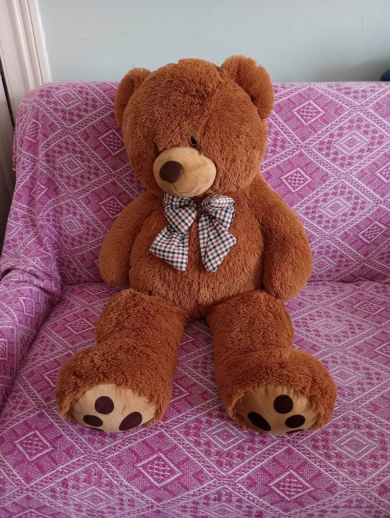 Monzana Brown Huge Extra Large (100cm) Teddy Bear in excellent clean condition