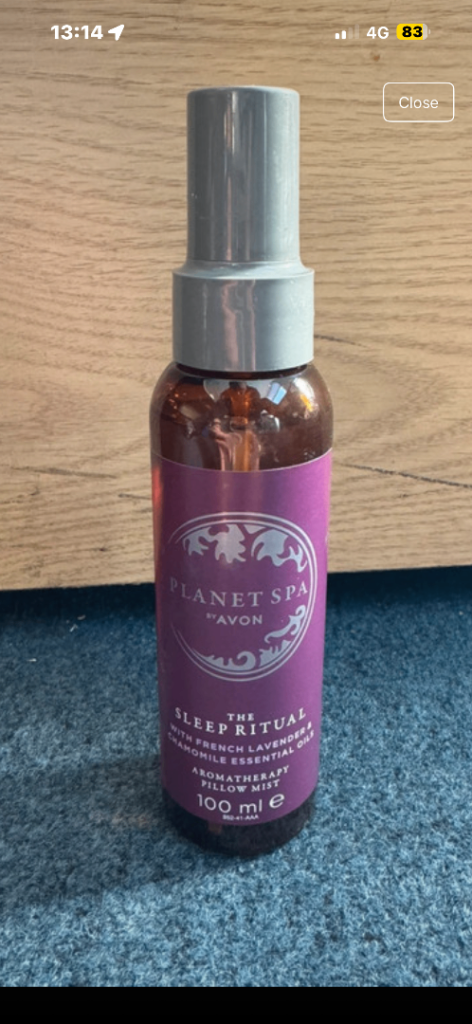 Avon Planet Spa Sleep Ritual Aromatherapy Pillow Mist 100ml Lavender job lot 10 Camomile 
