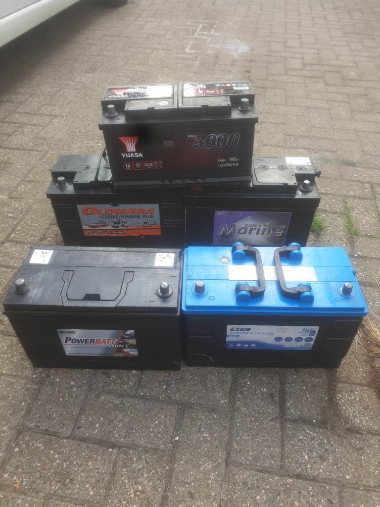 5 x 12v Leisure Batterys
