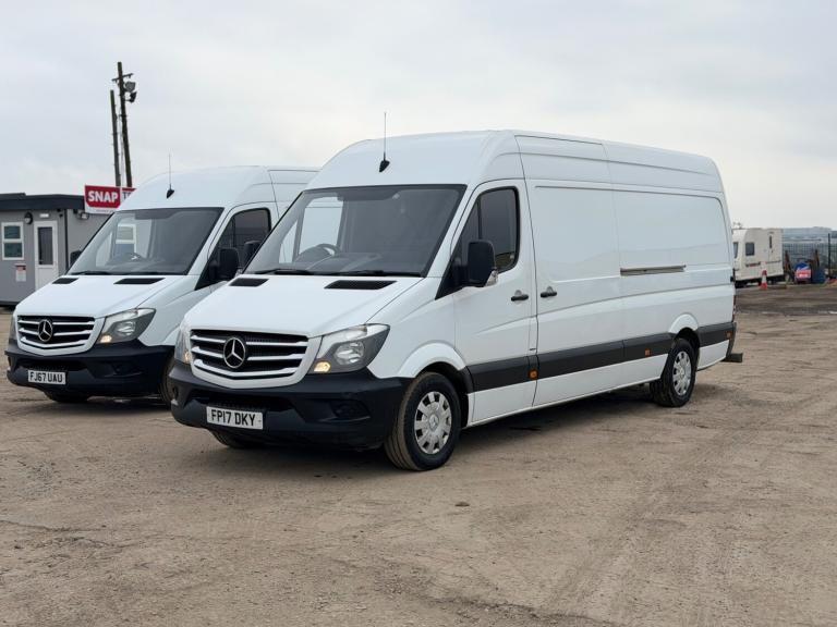 2017 Mercedes-Benz Sprinter FULL SERVICE CDI LWB EURO 6 AIR CON  PANEL VAN ONE HAND EXCELLENT CON...