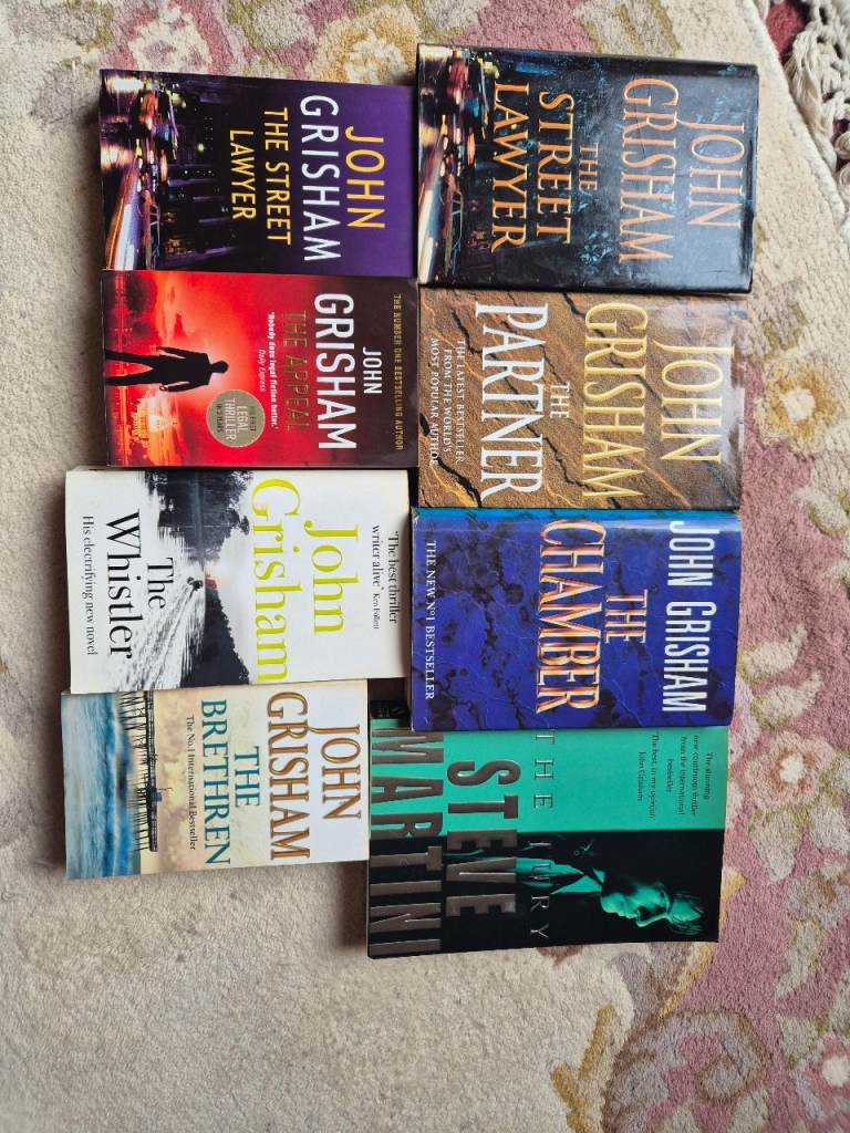 🌟JOB LOT/FREEBIES🌟 John Grisham Books. Collection Only
