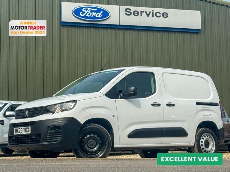 2023 Peugeot Partner SWB L1H1 Low Roof Professional Premium Plus Air Co Panel Van Diesel Manual